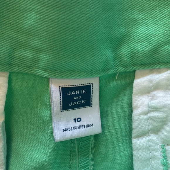 Janie and Jack new w/tags green with embroidered fish short size 10 - Picture 3 of 6
